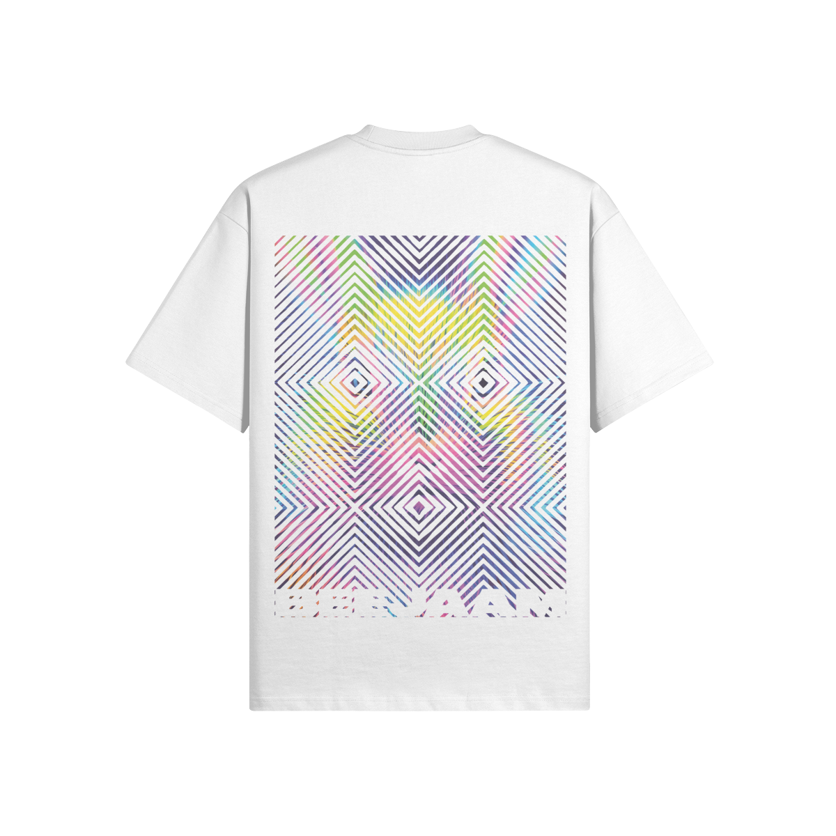 N°2016 | CARRÉS VIVANTS | UNISEXE | T-SHIRT SURDIMENSIONNÉ | ÉDITION LIMITÉE