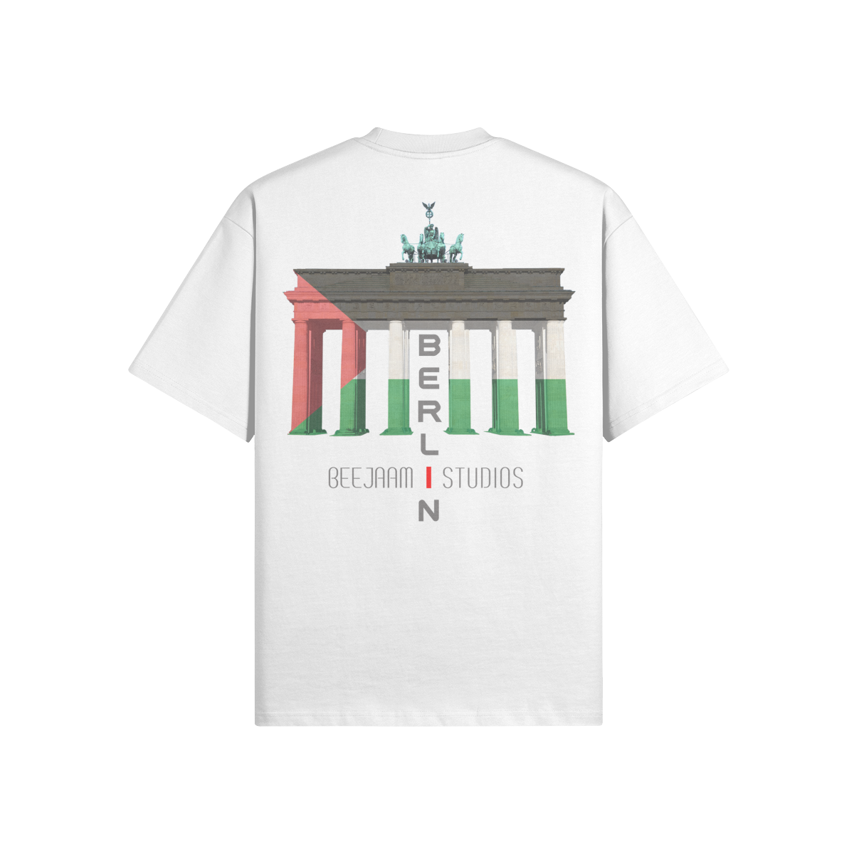 Nr. 7024 | DIE LICHTER DES BRANDENBURGER TOR | ÜBERGRÖSSE T-SHIRT | UNISEX | LIMITIERTE AUFLAGE