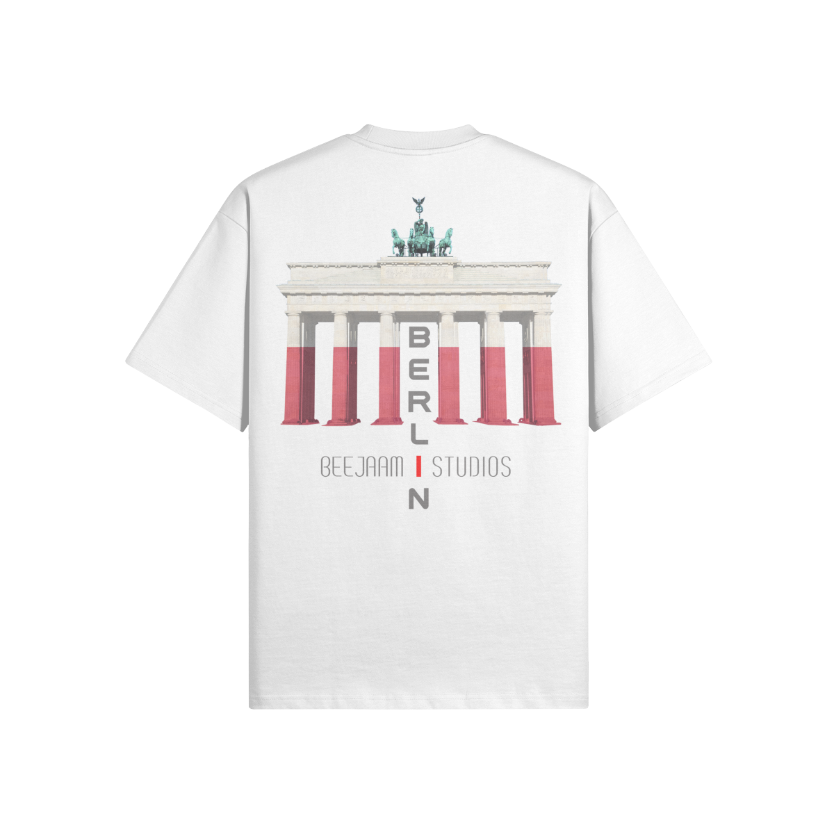 No.7025 | THE LIGHTS OF BRANDENBURG GATE | OVERSIZED TEE | UNISEX | LIMITED EDITION