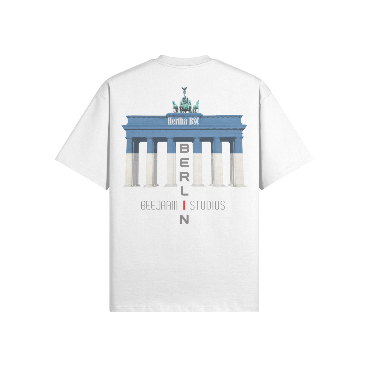 No.7026 | THE LIGHTS OF BRANDENBURG GATE | OVERSIZED TEE | UNISEX | LIMITED EDITION