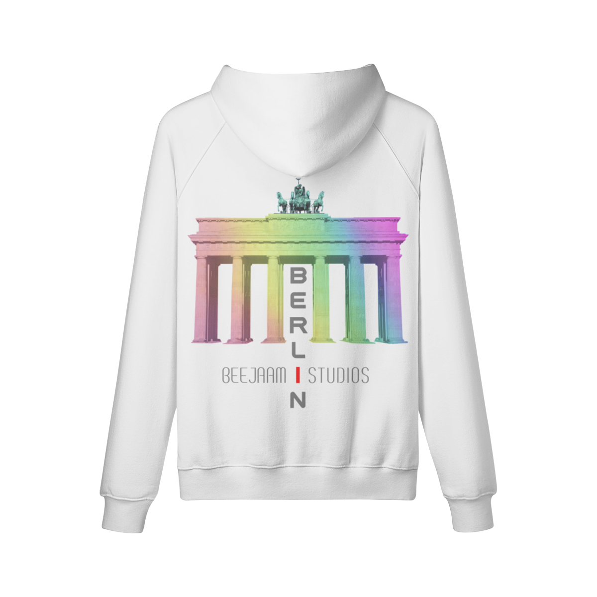 No.7100 | THE LIGHTS OF THE BRANDENBURG GATE | OVERSIZED HOODIE | UNISEX | LIMITED EDITION