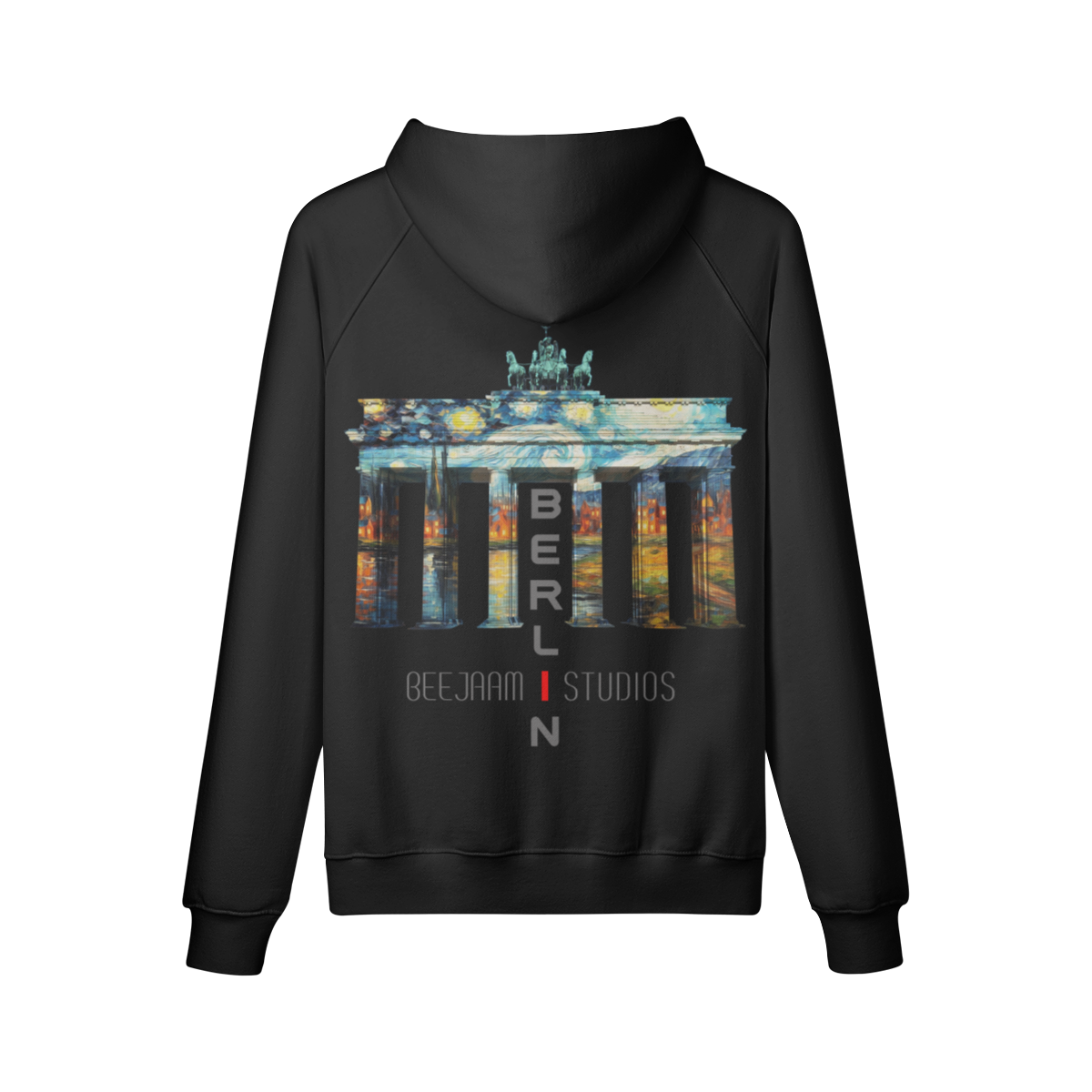 No.7103 | THE LIGHTS OF THE BRANDENBURG GATE | OVERSIZED HOODIE | UNISEX | LIMITED EDITION