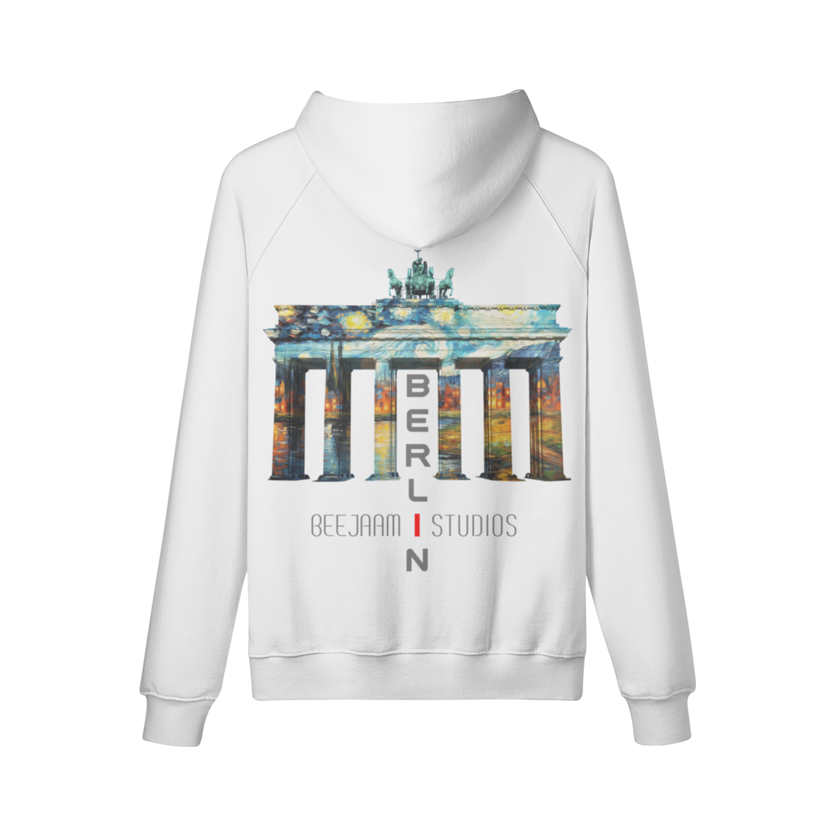 No.7103 | THE LIGHTS OF THE BRANDENBURG GATE | OVERSIZED HOODIE | UNISEX | LIMITED EDITION
