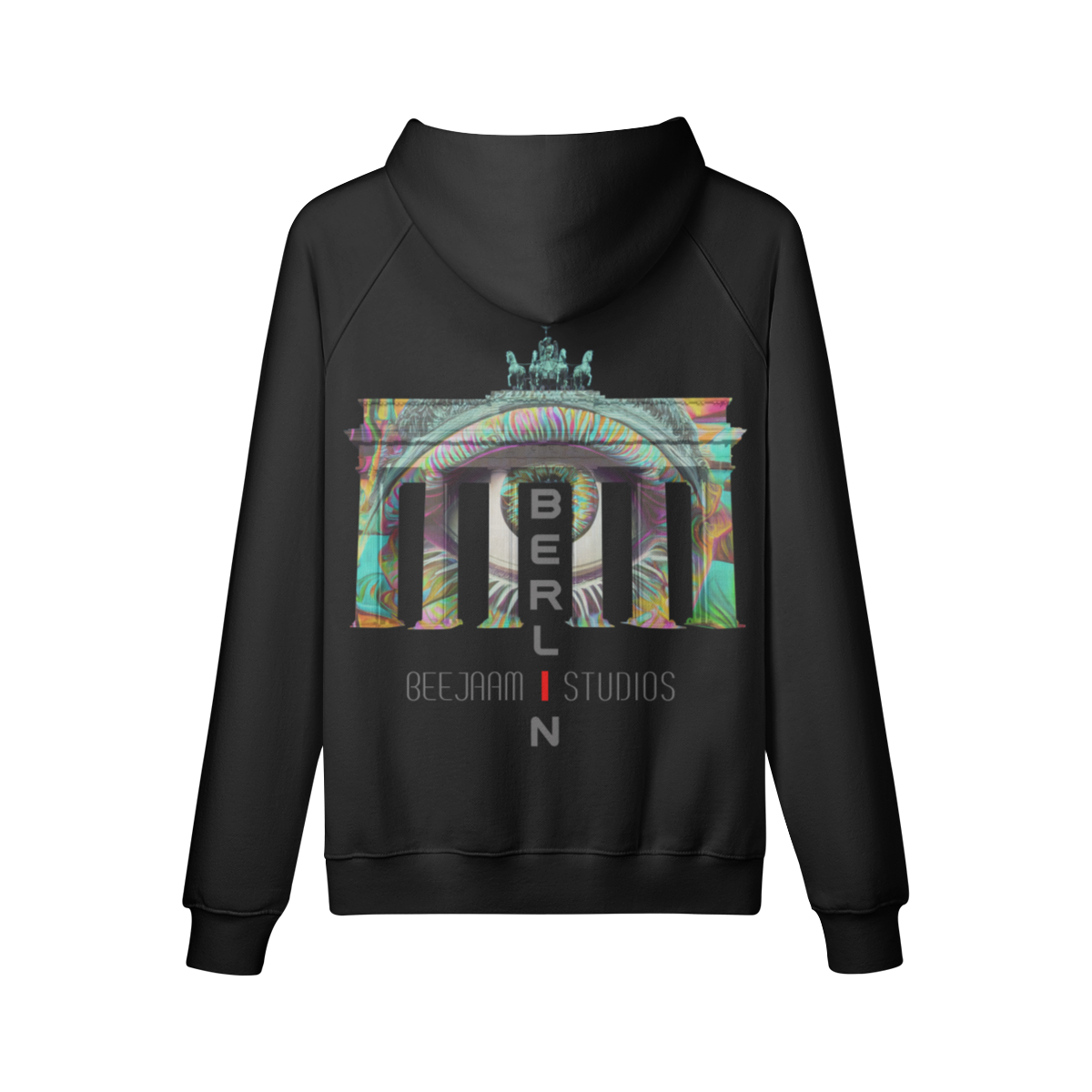 No.7104 | THE LIGHTS OF THE BRANDENBURG GATE | OVERSIZED HOODIE | UNISEX | LIMITED EDITION
