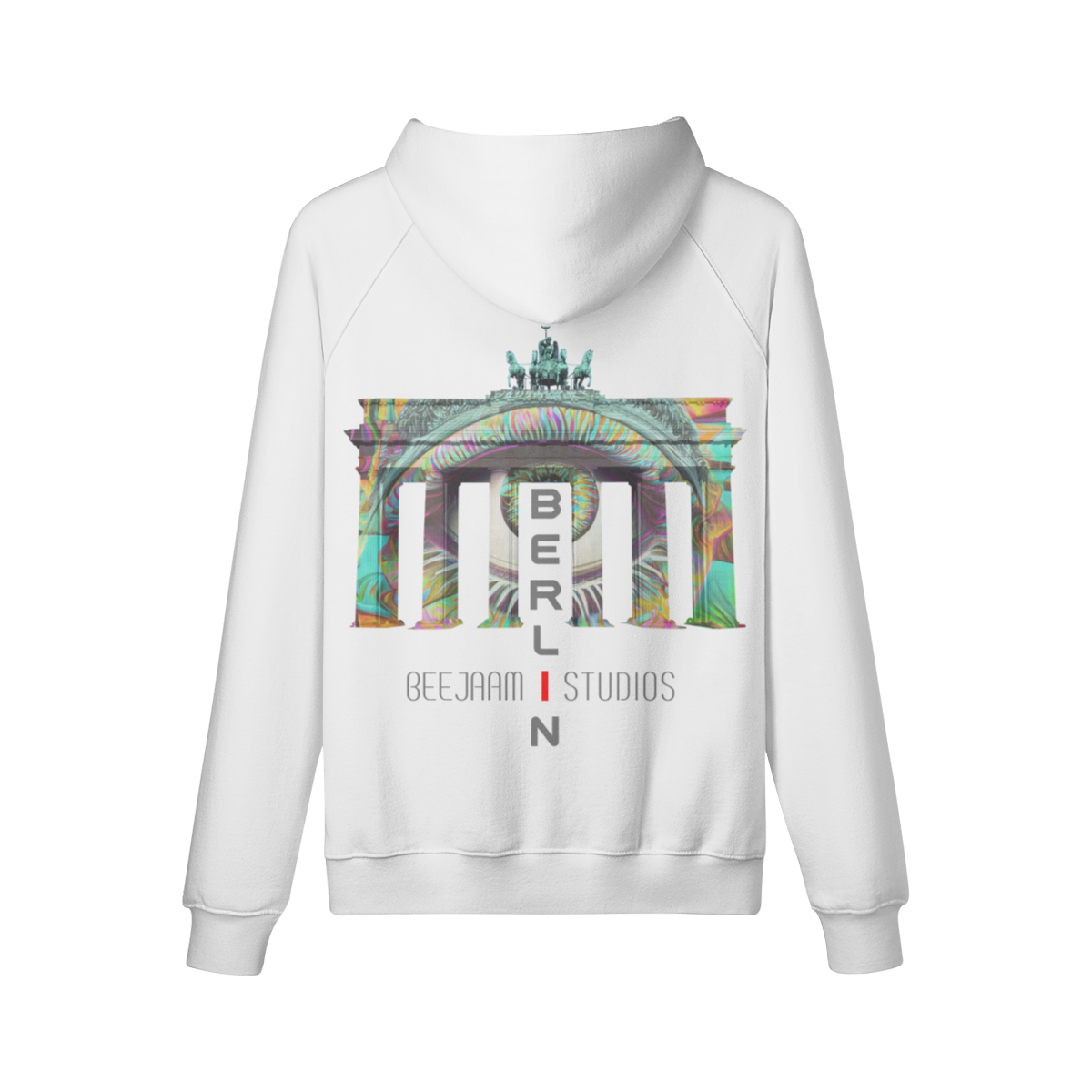No.7104 | THE LIGHTS OF THE BRANDENBURG GATE | OVERSIZED HOODIE | UNISEX | LIMITED EDITION