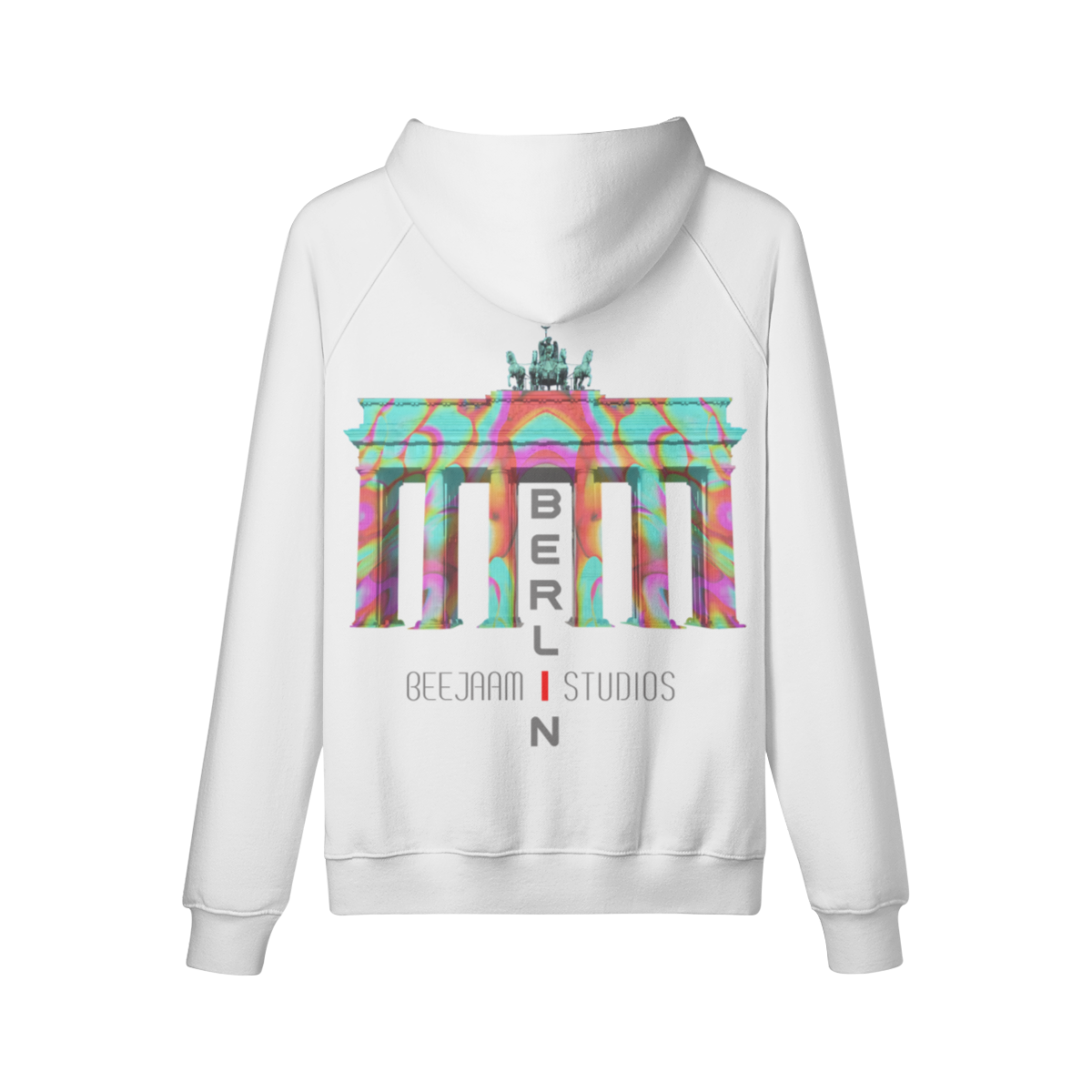 No.7108 | THE LIGHTS OF THE BRANDENBURG GATE | OVERSIZED HOODIE | UNISEX | LIMITED EDITION