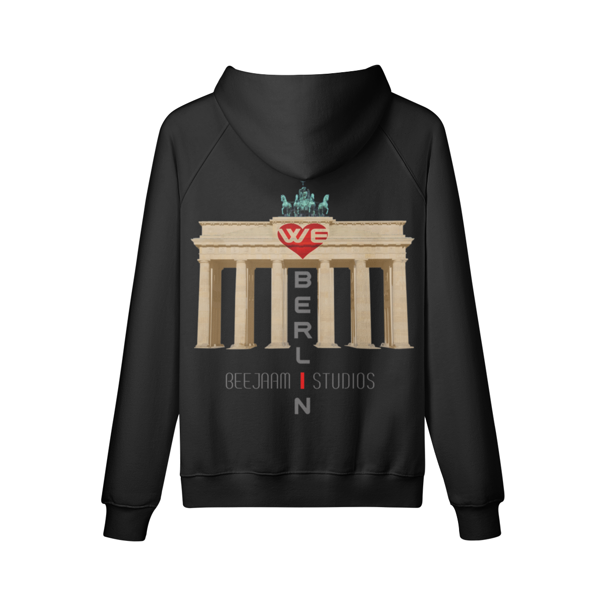 No.7109 | THE LIGHTS OF THE BRANDENBURG GATE | OVERSIZED HOODIE | UNISEX | LIMITED EDITION
