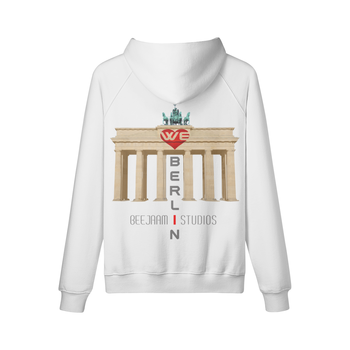 No.7109 | THE LIGHTS OF THE BRANDENBURG GATE | OVERSIZED HOODIE | UNISEX | LIMITED EDITION