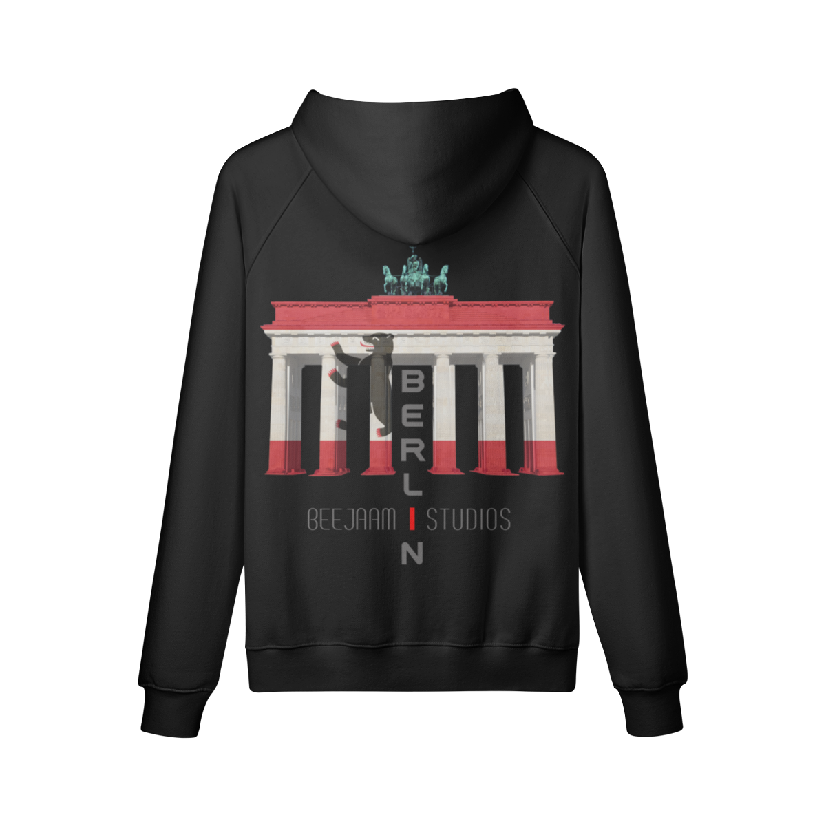 No.7110 | THE LIGHTS OF THE BRANDENBURG GATE | OVERSIZED HOODIE | UNISEX | LIMITED EDITION