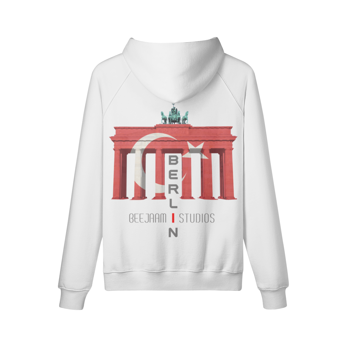 No.7114 | THE LIGHTS OF THE BRANDENBURG GATE | OVERSIZED HOODIE | UNISEX | LIMITED EDITION