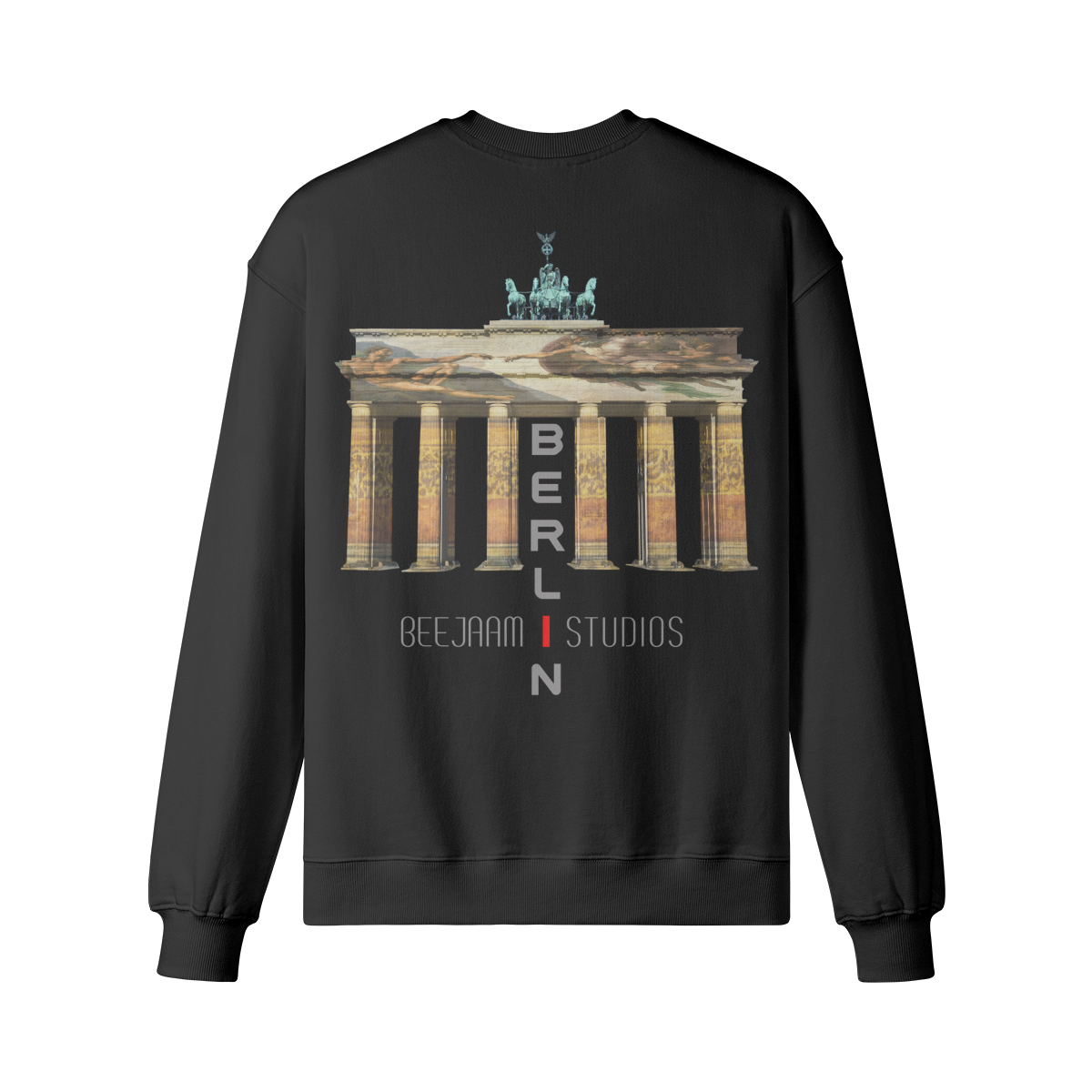No.7202 | THE LIGHTS OF THE BRANDENBURG GATE | OVERSIZED SWEATSHIRT | UNISEX | LIMITED EDITION
