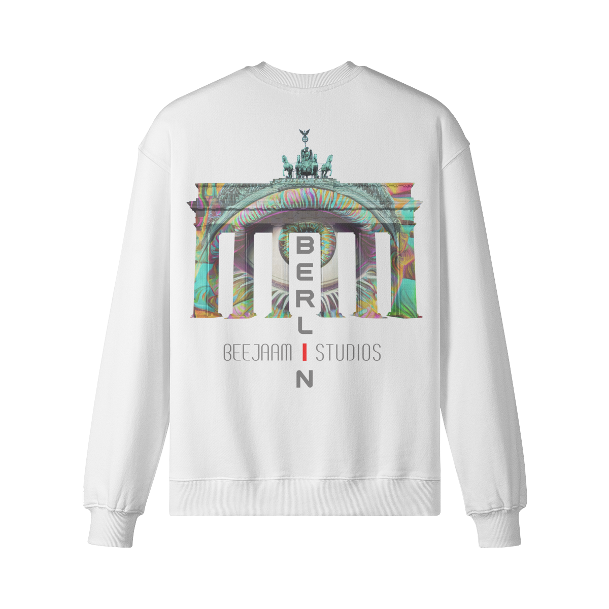 No.7204 | THE LIGHTS OF THE BRANDENBURG GATE | OVERSIZED SWEATSHIRT | UNISEX | LIMITED EDITION
