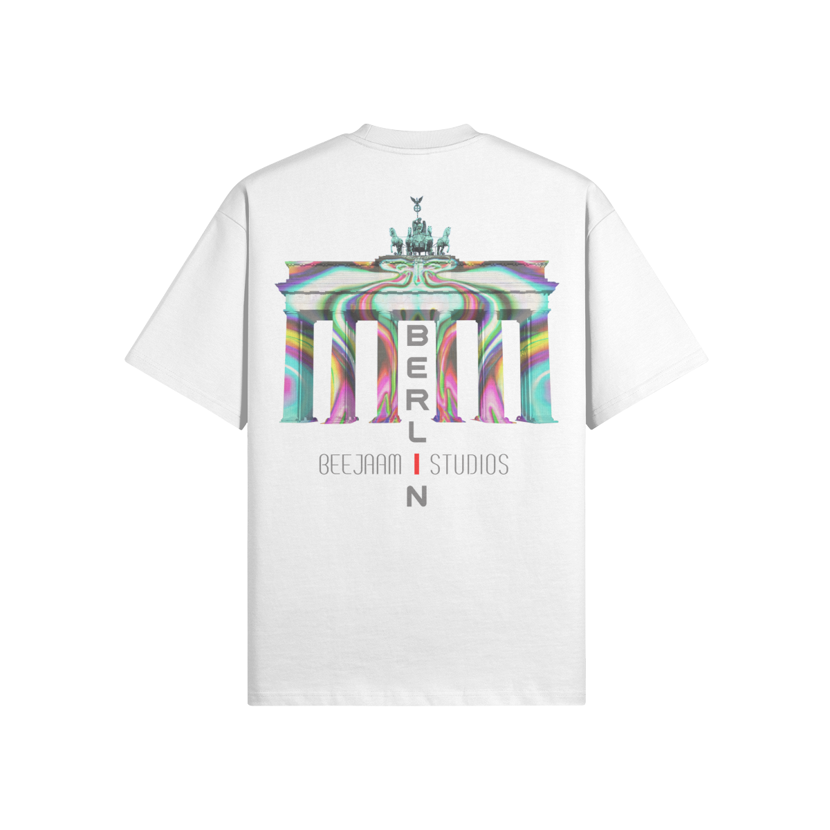 No.7005 | THE LIGHTS OF BRANDENBURG GATE | OVERSIZED TEE | UNISEX | LIMITED EDITION