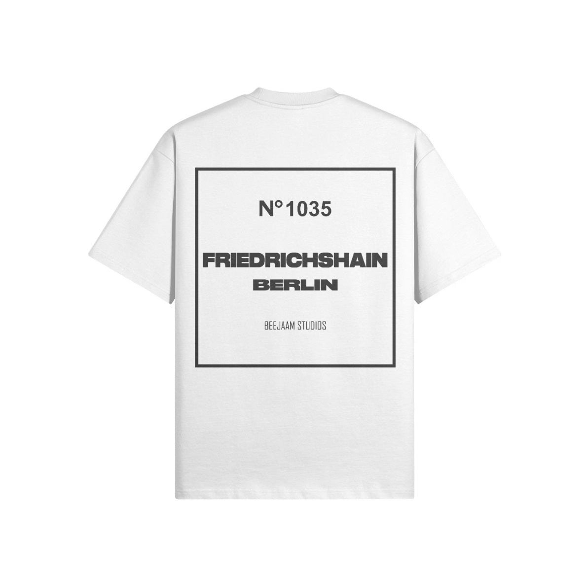 N°8012 | FRIEDRICHSHAIN | UTOPIE URBAINE | T-SHIRT SURDIMENSIONNÉ | UNISEXE | ÉDITION LIMITÉE
