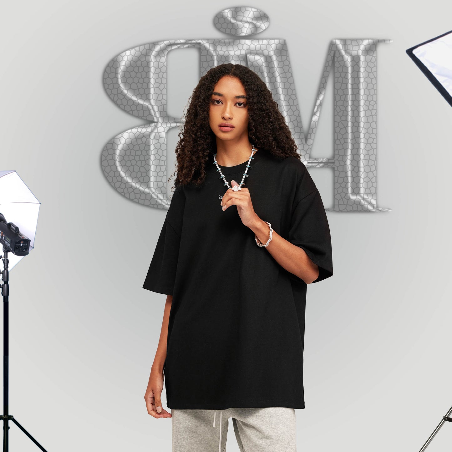 N°1018 | LE POUVOIR DU SOURIRE | T-SHIRT SURDIMENSIONNÉ | UNISEXE