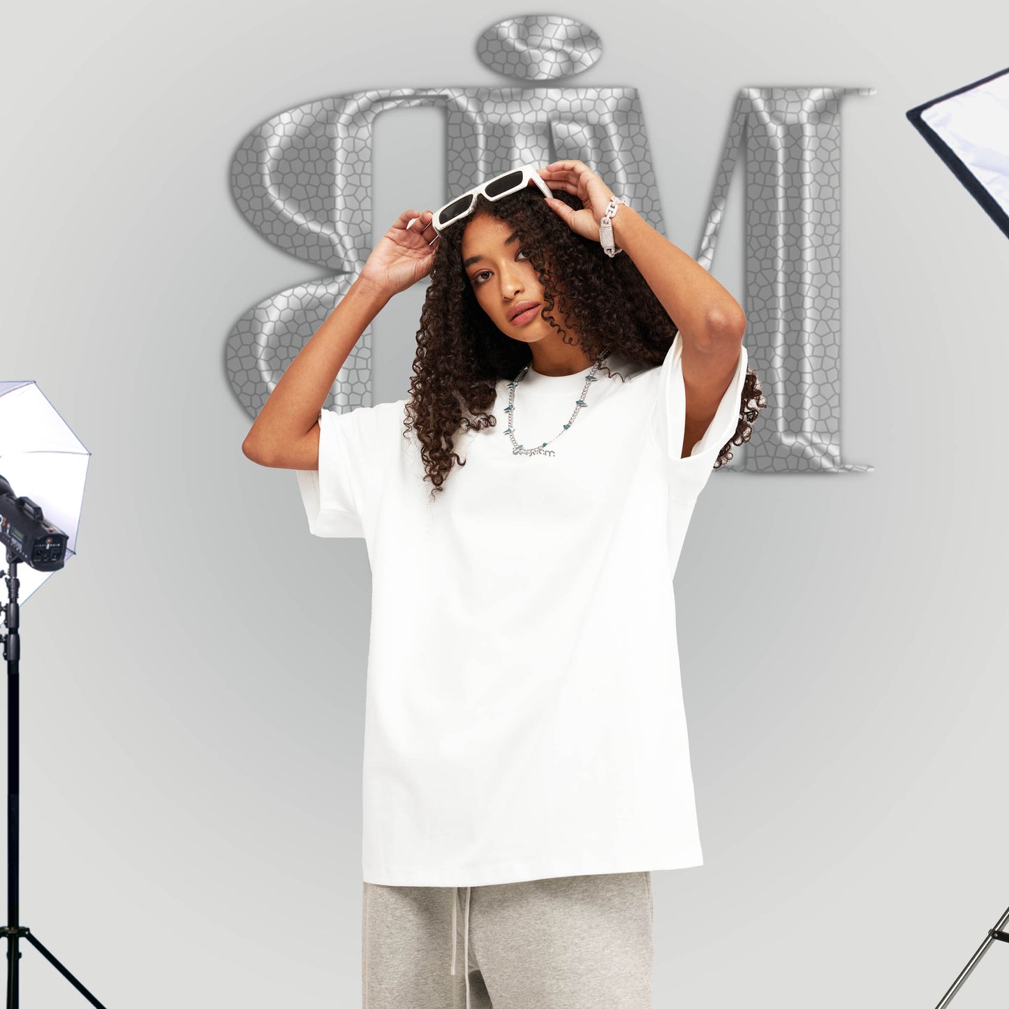 N°1013 | LE POUVOIR DU SOURIRE | T-SHIRT SURDIMENSIONNÉ | UNISEXE