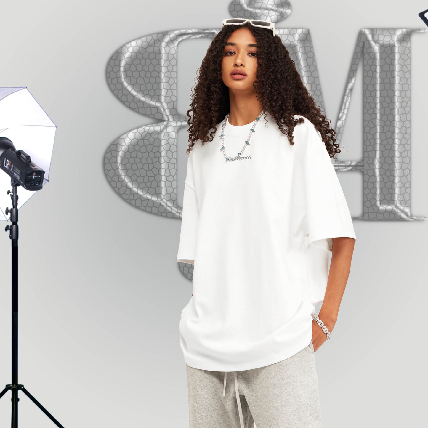 N°1002 | LE POUVOIR DU SOURIRE | T-SHIRT SURDIMENSIONNÉ | UNISEXE