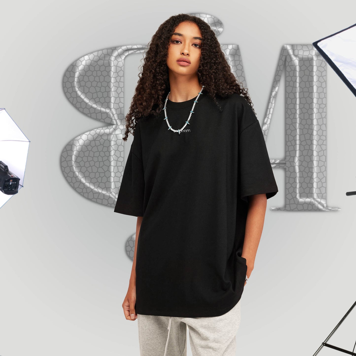 N°1005 | LE POUVOIR DU SOURIRE | T-SHIRT SURDIMENSIONNÉ | UNISEXE
