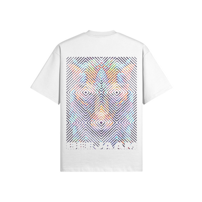 N°2007 | CARRÉS VIVANTS | UNISEXE | T-SHIRT SURDIMENSIONNÉ | ÉDITION LIMITÉE