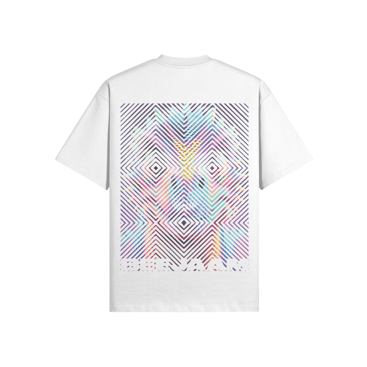 N°2022 | CARRÉS VIVANTS | UNISEXE | T-SHIRT SURDIMENSIONNÉ | ÉDITION LIMITÉE
