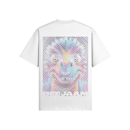 N°2022 | CARRÉS VIVANTS | UNISEXE | T-SHIRT SURDIMENSIONNÉ | ÉDITION LIMITÉE