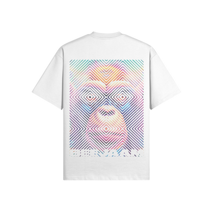 N°2017 | CARRÉS VIVANTS | UNISEXE | T-SHIRT SURDIMENSIONNÉ | ÉDITION LIMITÉE