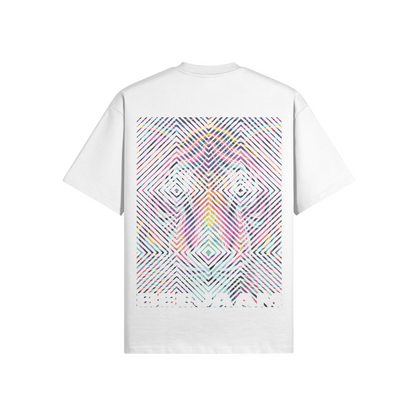 N°2012 | CARRÉS VIVANTS | UNISEXE | T-SHIRT SURDIMENSIONNÉ | ÉDITION LIMITÉE
