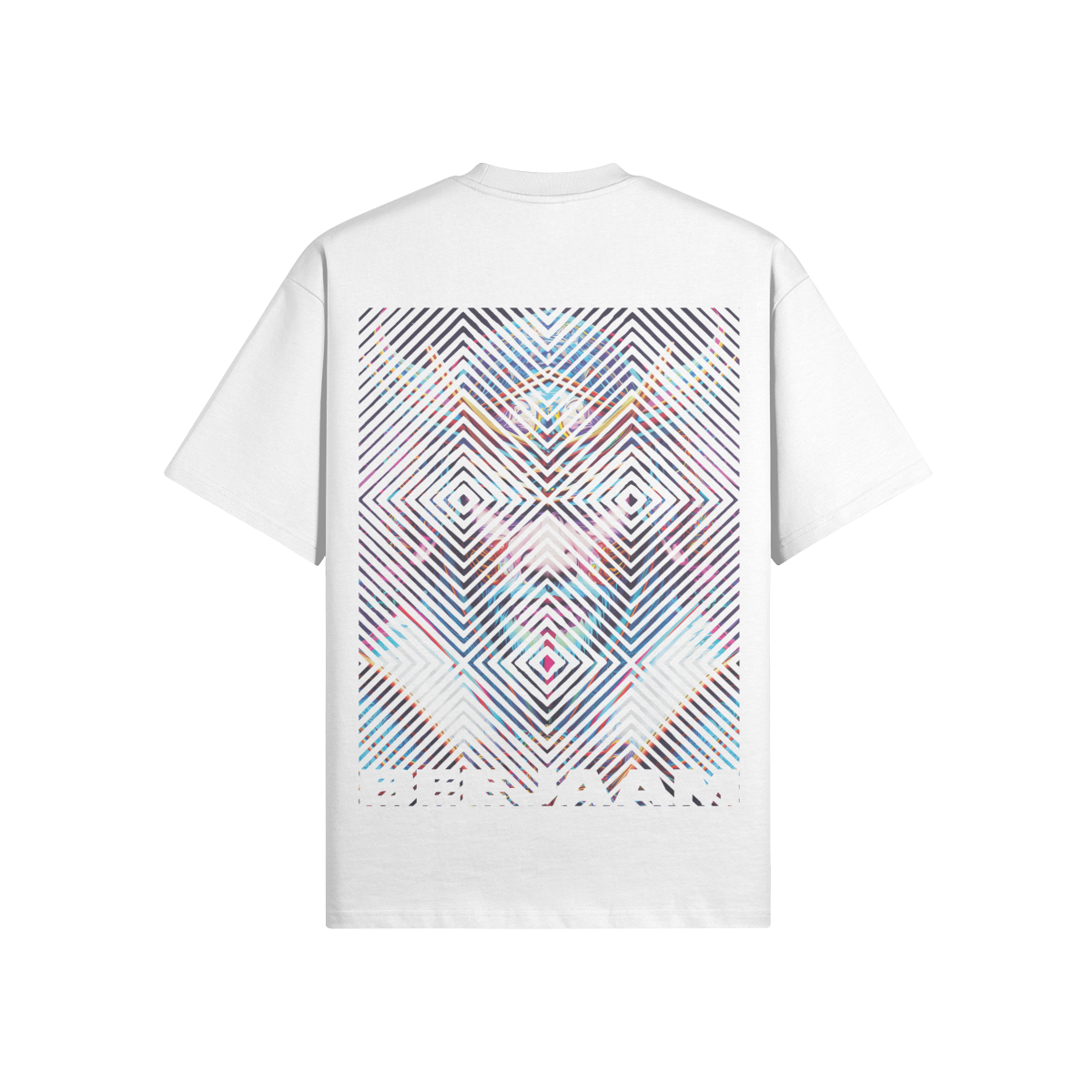 N°2027 | CARRÉS VIVANTS | UNISEXE | T-SHIRT SURDIMENSIONNÉ | ÉDITION LIMITÉE