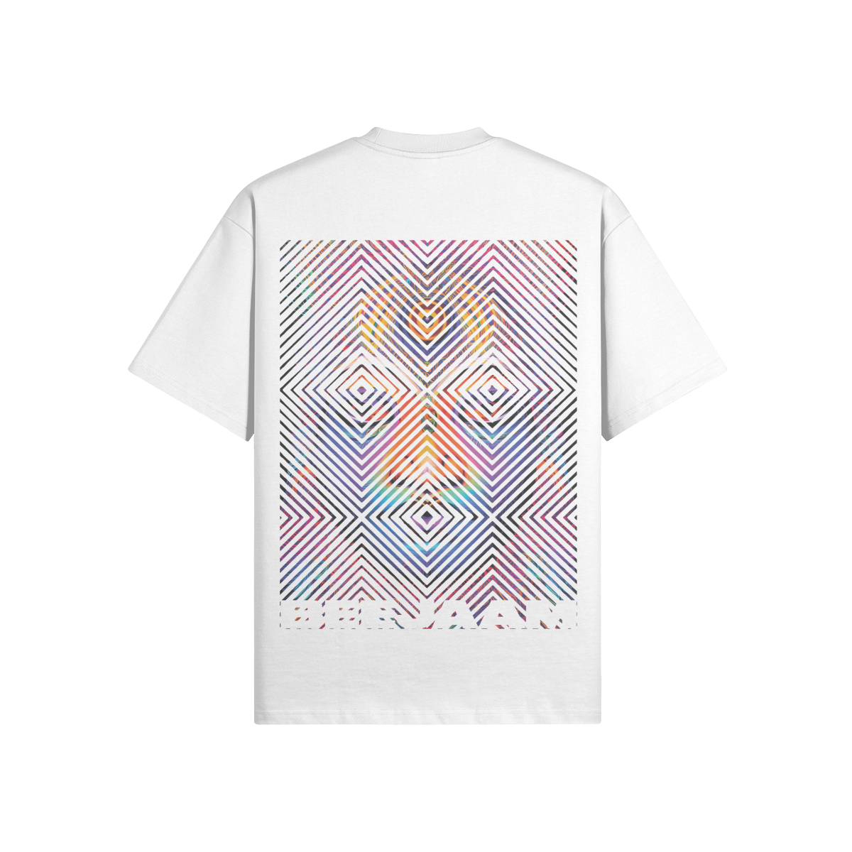 N°2004 | CARRÉS VIVANTS | UNISEXE | T-SHIRT SURDIMENSIONNÉ | ÉDITION LIMITÉE