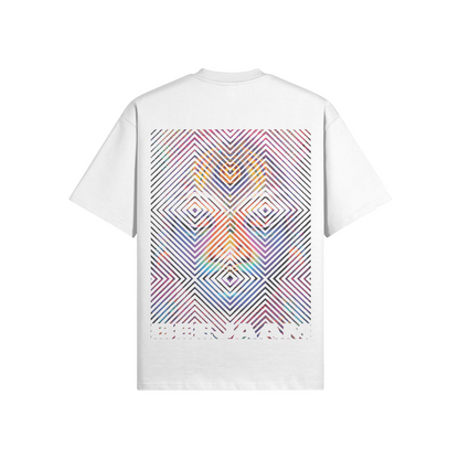 N°2004 | CARRÉS VIVANTS | UNISEXE | T-SHIRT SURDIMENSIONNÉ | ÉDITION LIMITÉE