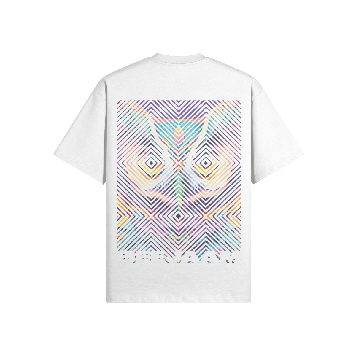 N°2018 | CARRÉS VIVANTS | UNISEXE | T-SHIRT SURDIMENSIONNÉ | ÉDITION LIMITÉE