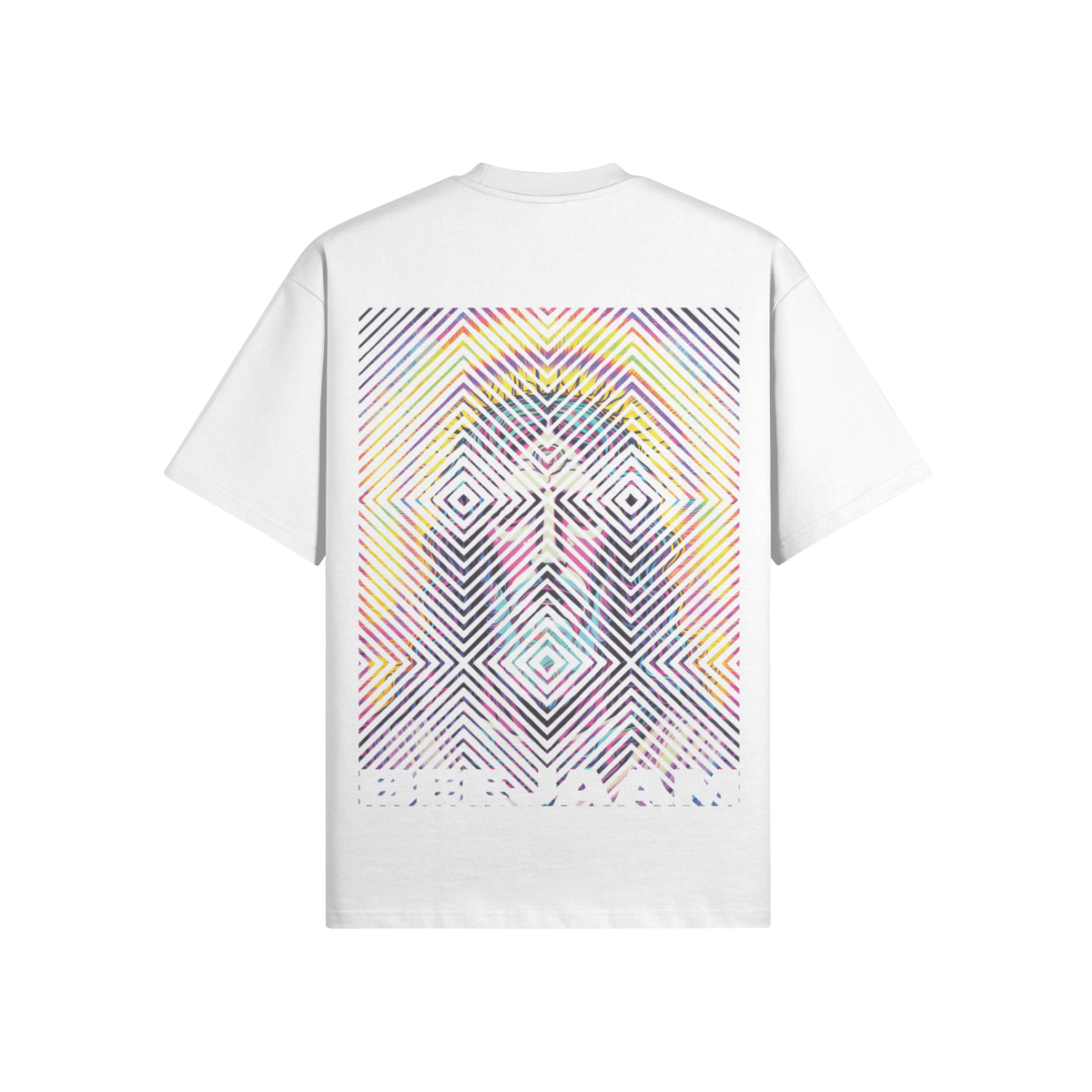 N°2020 | CARRÉS VIVANTS | UNISEXE | T-SHIRT SURDIMENSIONNÉ | ÉDITION LIMITÉE