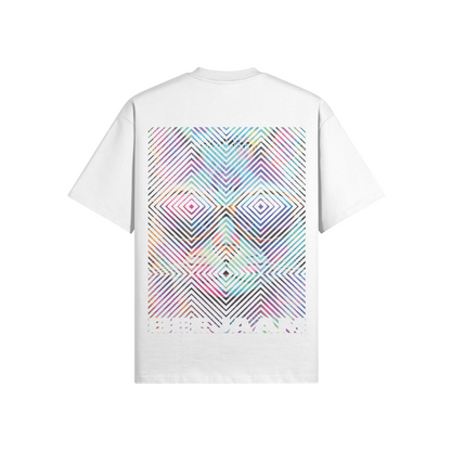 N°2008 | CARRÉS VIVANTS | UNISEXE | T-SHIRT SURDIMENSIONNÉ | ÉDITION LIMITÉE