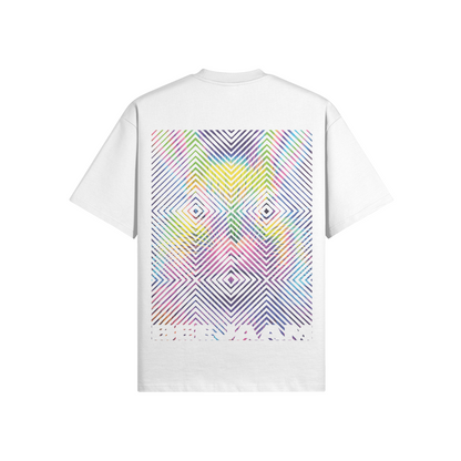 N°2016 | CARRÉS VIVANTS | UNISEXE | T-SHIRT SURDIMENSIONNÉ | ÉDITION LIMITÉE