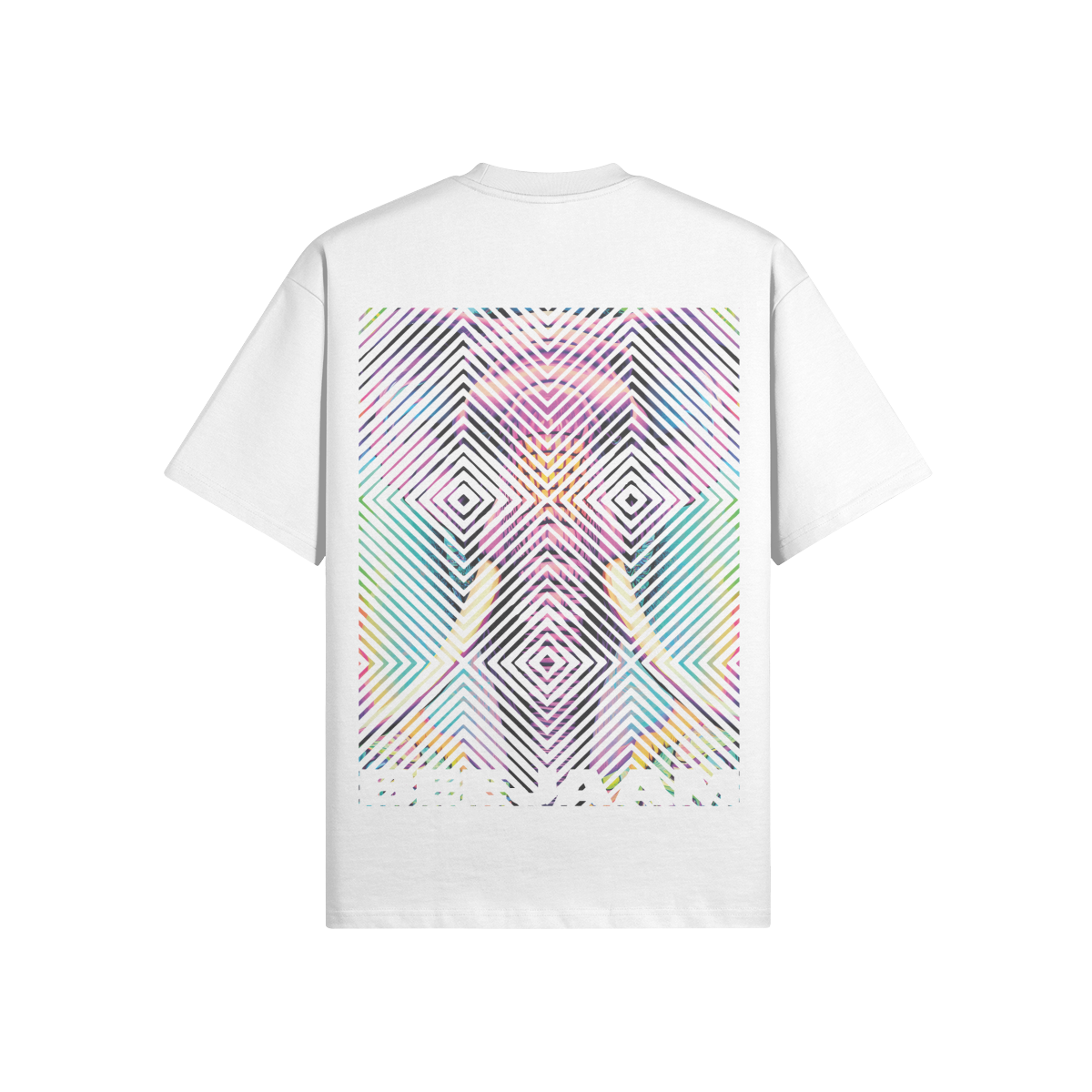 N°2023 | CARRÉS VIVANTS | UNISEXE | T-SHIRT SURDIMENSIONNÉ | ÉDITION LIMITÉE