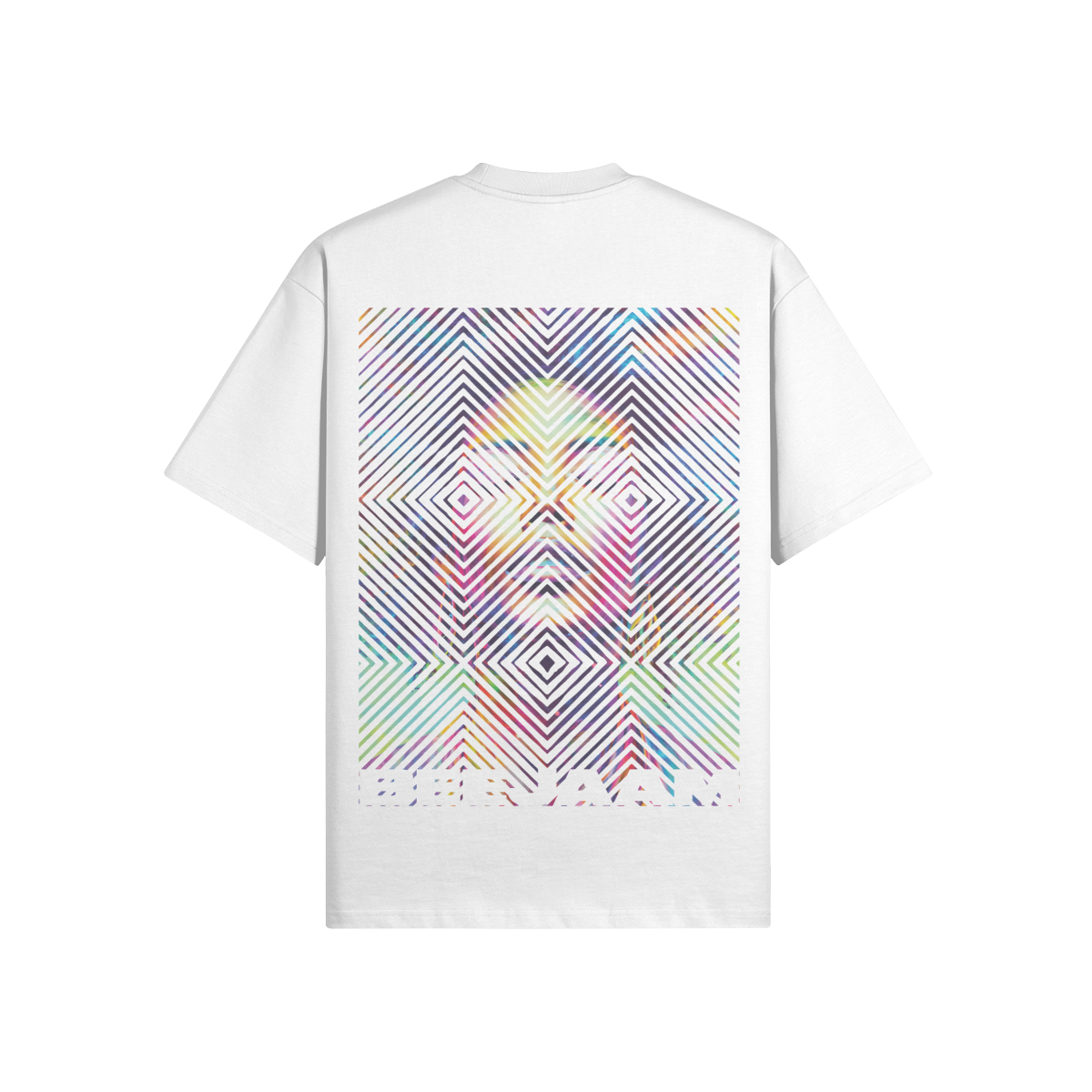 N°2000 | CARRÉS VIVANTS | UNISEXE | T-SHIRT SURDIMENSIONNÉ | ÉDITION LIMITÉE