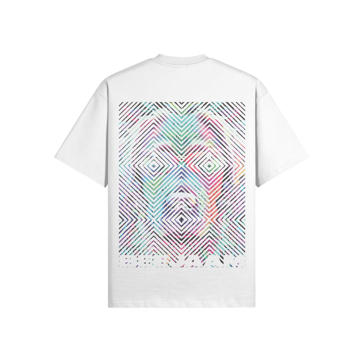 N°2009 | CARRÉS VIVANTS | UNISEXE | T-SHIRT SURDIMENSIONNÉ | ÉDITION LIMITÉE