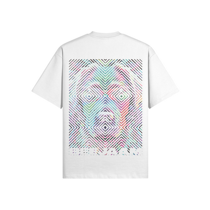 N°2009 | CARRÉS VIVANTS | UNISEXE | T-SHIRT SURDIMENSIONNÉ | ÉDITION LIMITÉE