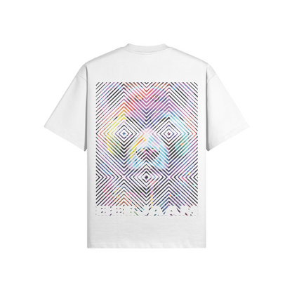 N°2013 | CARRÉS VIVANTS | UNISEXE | T-SHIRT SURDIMENSIONNÉ | ÉDITION LIMITÉE