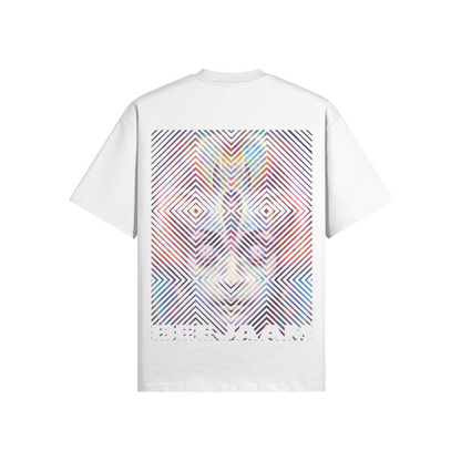 N°2005 | CARRÉS VIVANTS | UNISEXE | T-SHIRT SURDIMENSIONNÉ | ÉDITION LIMITÉE
