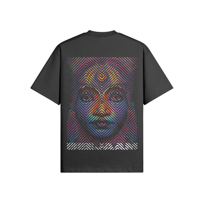 N°2004 | CARRÉS VIVANTS | UNISEXE | T-SHIRT SURDIMENSIONNÉ | ÉDITION LIMITÉE