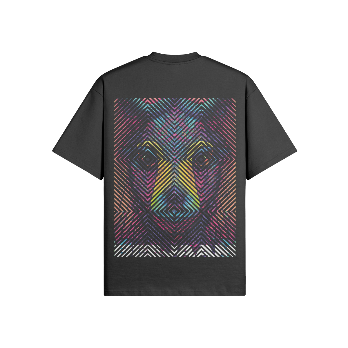 No.2006 | LIVING SQUARES | UNISEX | OVERSIZED TEE | LIMITED EDITION