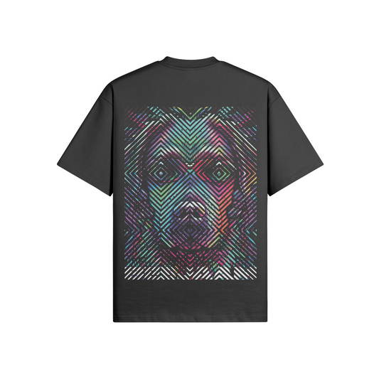 N°2009 | CARRÉS VIVANTS | UNISEXE | T-SHIRT SURDIMENSIONNÉ | ÉDITION LIMITÉE