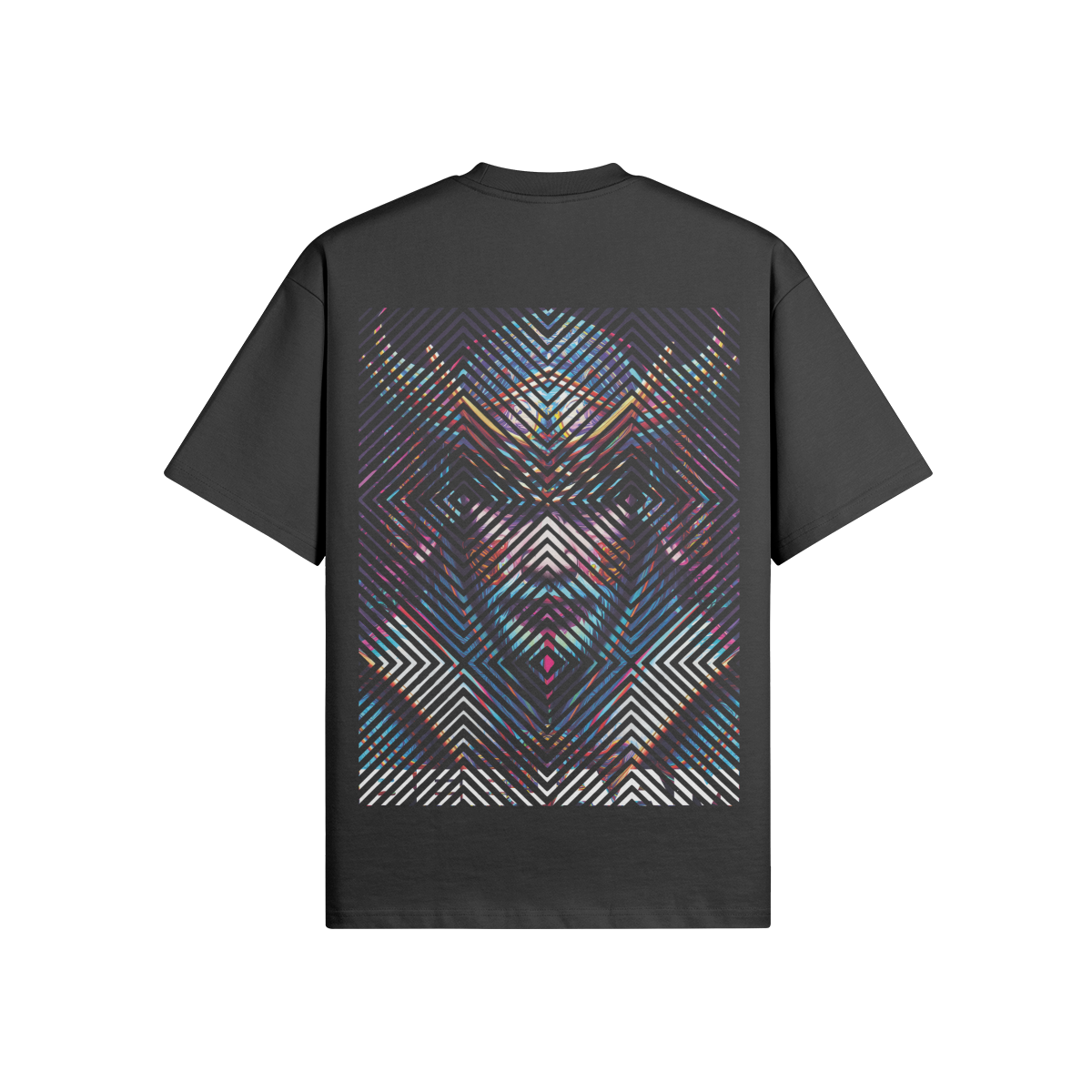 N°2027 | CARRÉS VIVANTS | UNISEXE | T-SHIRT SURDIMENSIONNÉ | ÉDITION LIMITÉE