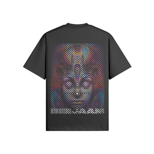 N°2005 | CARRÉS VIVANTS | UNISEXE | T-SHIRT SURDIMENSIONNÉ | ÉDITION LIMITÉE