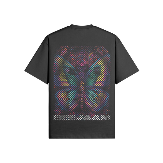 N°2019 | CARRÉS VIVANTS | UNISEXE | T-SHIRT SURDIMENSIONNÉ | ÉDITION LIMITÉE