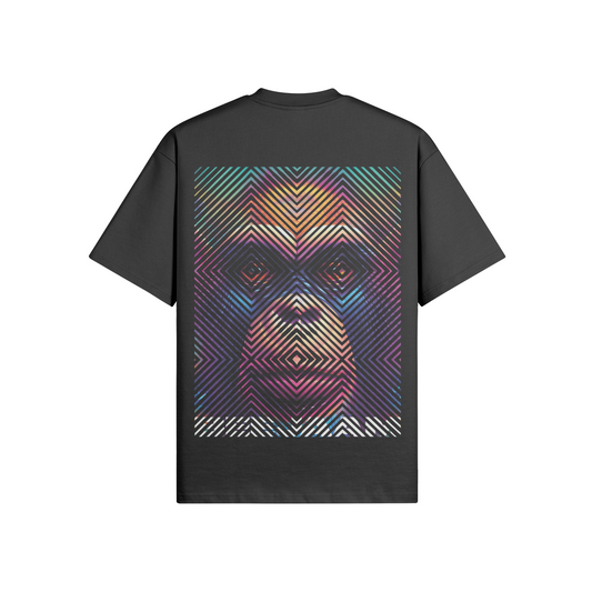 N°2017 | CARRÉS VIVANTS | UNISEXE | T-SHIRT SURDIMENSIONNÉ | ÉDITION LIMITÉE