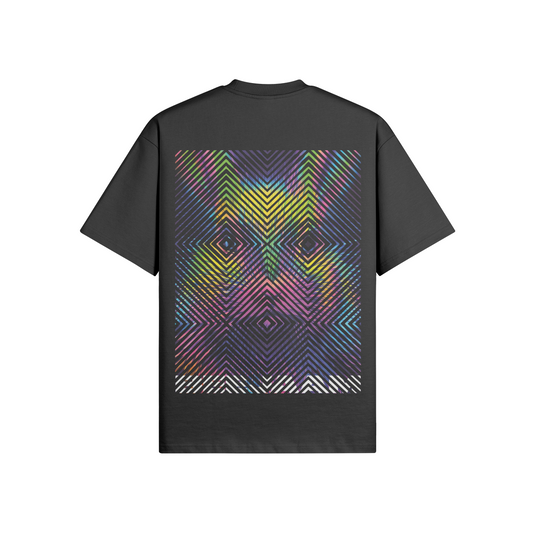 N°2016 | CARRÉS VIVANTS | UNISEXE | T-SHIRT SURDIMENSIONNÉ | ÉDITION LIMITÉE