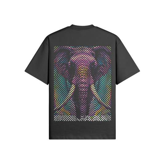 N°2023 | CARRÉS VIVANTS | UNISEXE | T-SHIRT SURDIMENSIONNÉ | ÉDITION LIMITÉE