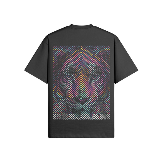 N°2012 | CARRÉS VIVANTS | UNISEXE | T-SHIRT SURDIMENSIONNÉ | ÉDITION LIMITÉE